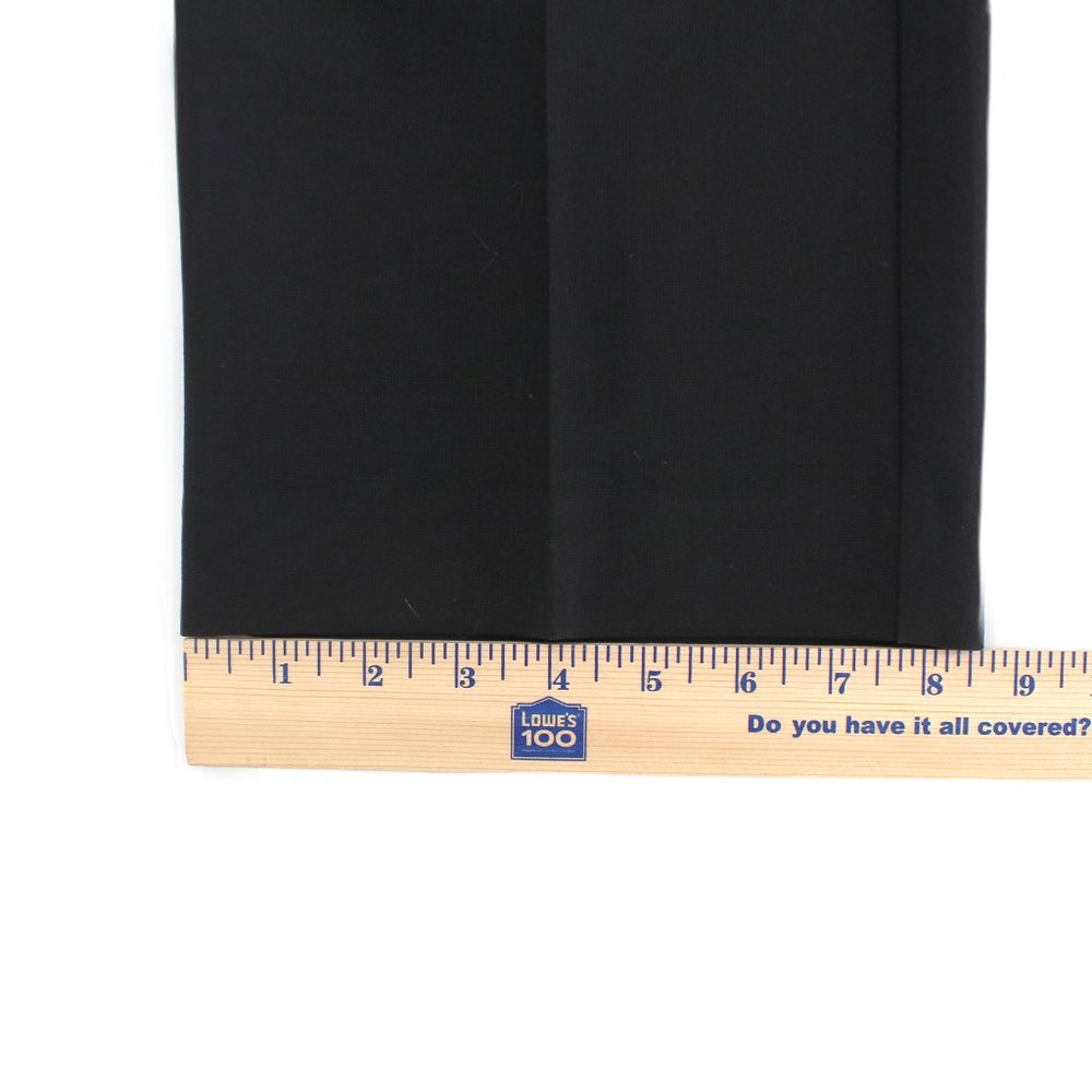 GAP Classic Flat Front Trousers Black Men's Size 33x30 Tailored Office Pants - Picture 13 of 14